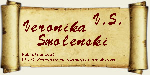 Veronika Smolenski vizit kartica